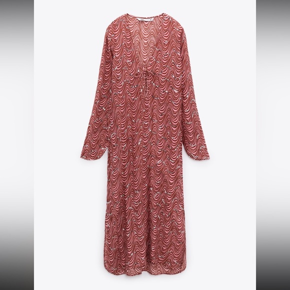 XS LONG BEADED DRESS ZARA - Picture 5 of 8